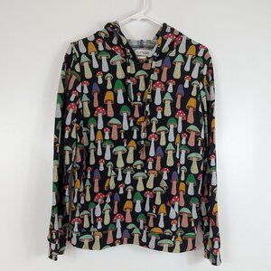 LA Soul Magical Mushrooms Hooded Pullover Sweater Kangaroo Pocket Hoodie Small